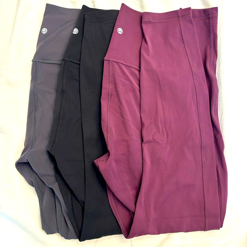 CRZ Pocket Leggings, 3 pairs, Size M